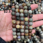 8mm polychrome jasper bracelet