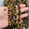 8mm yellow tiger eye bracelet