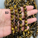 8mm yellow tiger eye bracelet