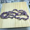 amethyst chips string