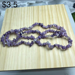 amethyst chips string