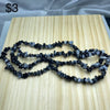 snowflake obsidian chips string