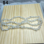 white moonstone chips string