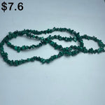 Malachite chips string