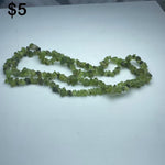 Peridot chips string