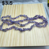 amethyst chips string