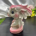 Resin dragon baby sphere holder