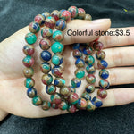 colorful stone bracelet 8mm