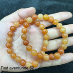 8mm red aventurine bracelet